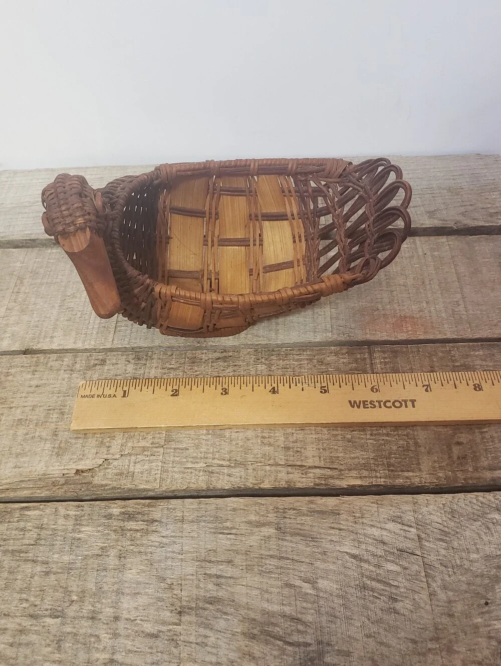 Set Of 3 VINTAGE BASKETS Frog & Geese/Ducks